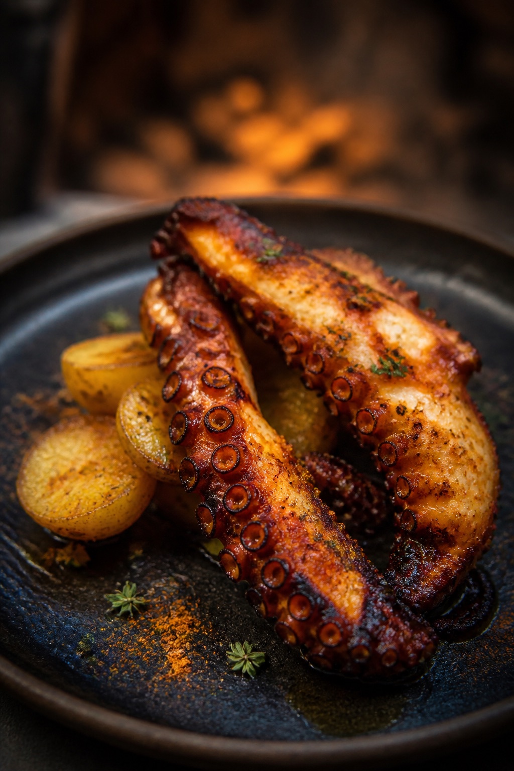 Grillad bläckfisk